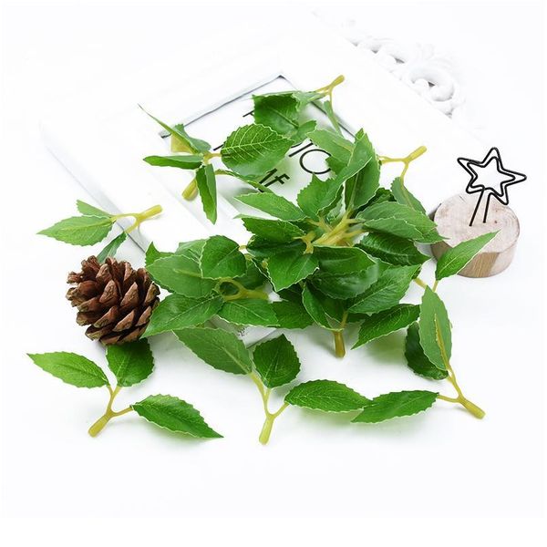 

20/50pcs artificial plants wedding decorative flowers wreaths christmas decorations for home eucalyptus leaves silk r jllsfs