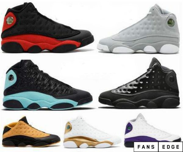 

new 13 island green bred chicago flint men women basketball shoes 13s he got game melo dmp playoff hyper royal sneakers