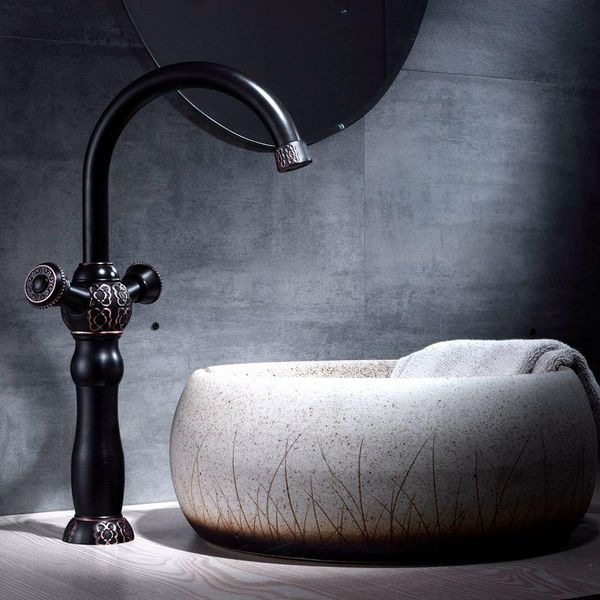 

bathroom sink faucets arrival black faucet vintage higher basin antique brass mixertap dual handles deck mounted