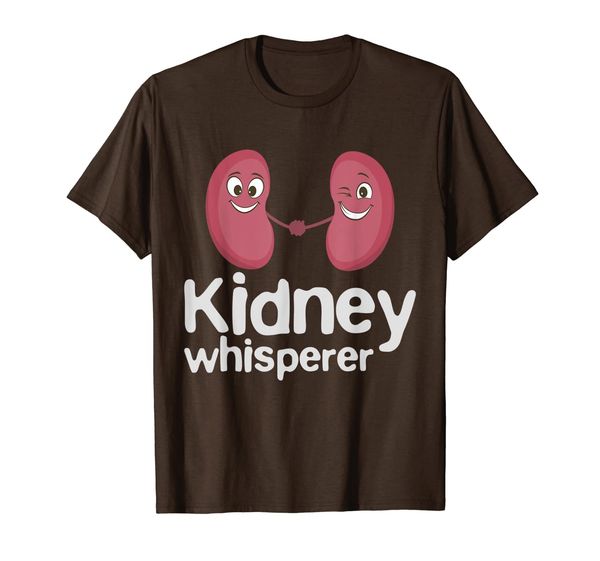 

dialysis technician nurse - kidney whisperer t-shirt, White;black
