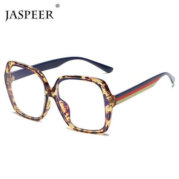 

sunglasses jaspeer oversized square anti blue computer glasses women brand designer retro round light blocking eye men frames, White;black