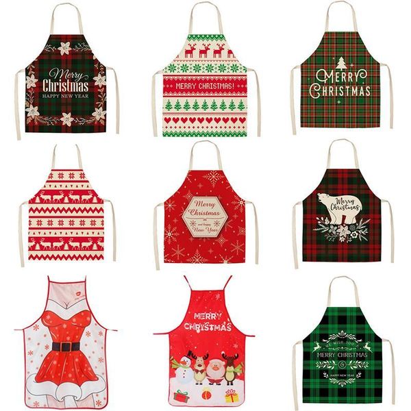 

aprons christmas gift cotton linen apron baking accessories for women cooking kitchen cafe