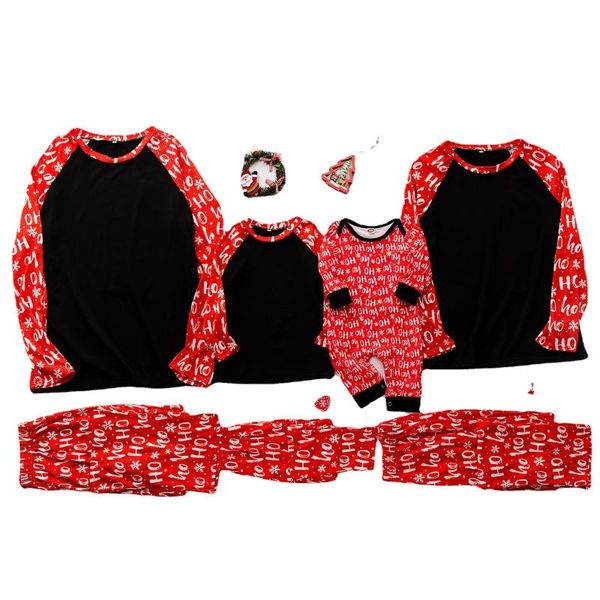 

family matching outfits dad mom son daughter kids clothes christmas pajamas baby girl couple, Blue