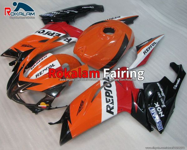 Kit carenature aftermarket per Aprilia RS125 2006 2007 2008 2009 2010 2011 Carenatura RS 125 06-11 (stampaggio ad iniezione)