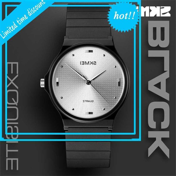 

time beauty new simple korean fashion couple quartz student waterproof watch, Slivery;brown