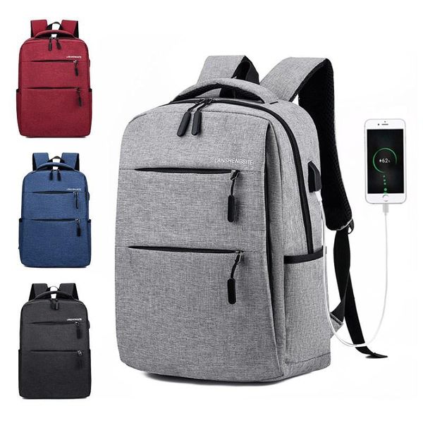 

men anti theft backpack usb notebook school travel bags waterproof business 15.6 16 17 inch lapbackpack women mochila