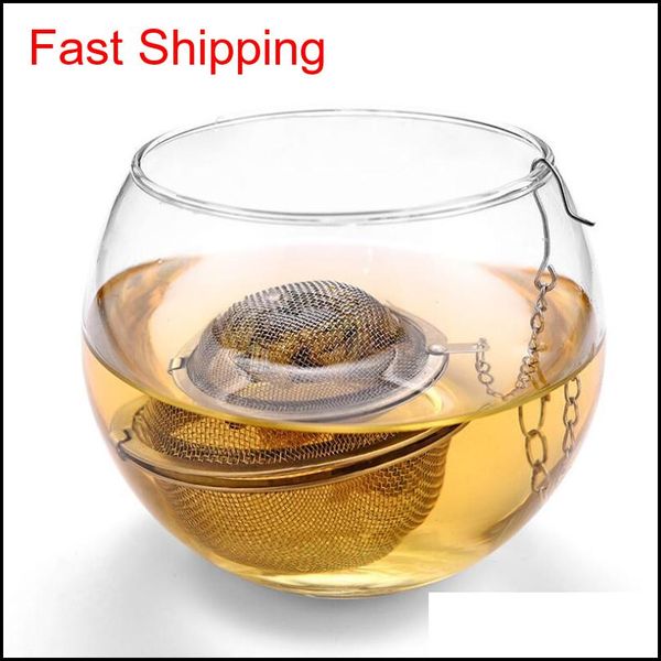 

stainless steel tea pot infuser sphere mesh tea strainer ball supplies shipping gwd2593 6xjst vksba