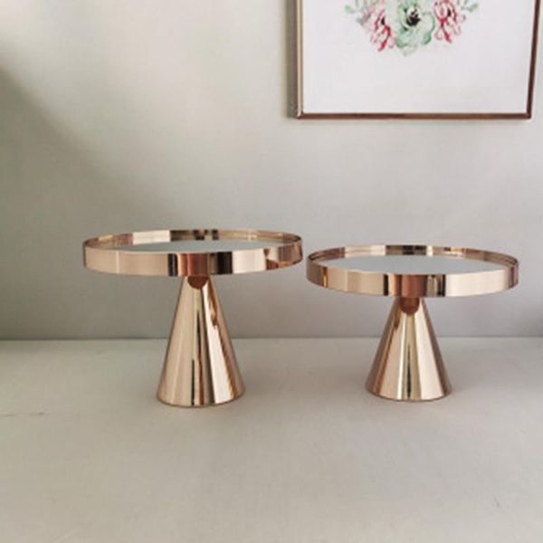 

other bakeware gold cake stand mirror round ornate metal plateau riser cupcake display dessert plates for wedding event