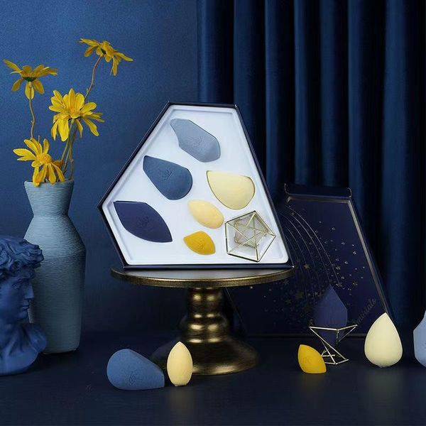 

sponges, applicators & cotton 7pcs/set cosmetic puff cream foundation concealer powder sponge makeup beauty egg blender tools