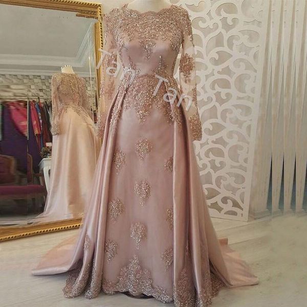 

party dresses saudi arabian muslim evening long sleeves button back dubai kaftan vintage applique lace formal prom gowns 2021, White;black