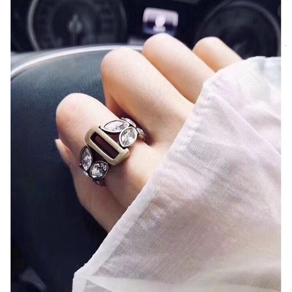 

d home / dijia 2019 new female fashion letter ring high version simple star letter earring for girlfriend, Silver