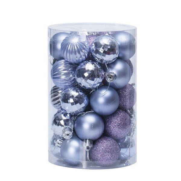

party decoration christmas tree balls ornaments 34pcs 40mm small bauble hanging festive xmas decor supplies home decorations