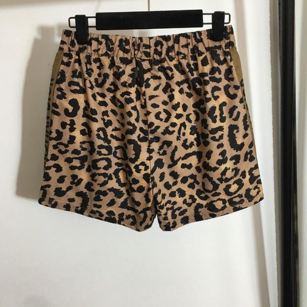 

women's shorts 2021 leopard print fashion ladies, White;black