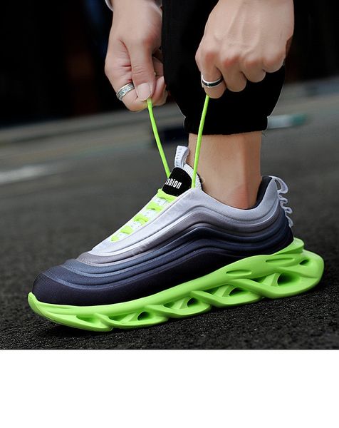 

Wholesale Top Blade mens sneakers Running Shoes bule red white size Fashion Classic breathable Mesh men women Runner Casual Zapatos Trainers 39-47, 36-45 (2)