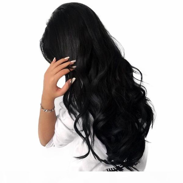 

body wave hair weaves wigs unprocessed brazilian virgin hair full lace wigs natural black body wave human hair glueless lace wigs for women, Black;brown