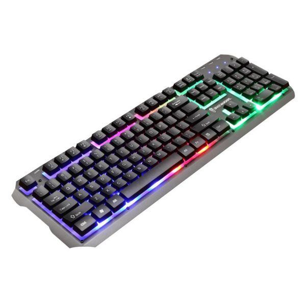 

keyboard mouse combos 1 set usb wired and splashproof rgb backlit gaming