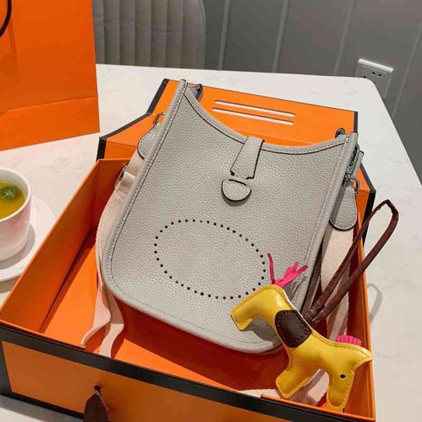 

handbags purse cross body bag plain lichi pattern belt fashion h letter width belt lady classic genuine leather single shoulder bagshileng 9