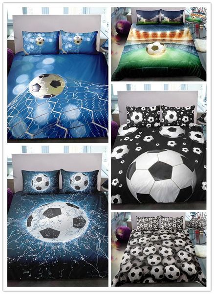 

bedding sets home textile 3d printing football children room decoration bed cover sheet pillowcase duvet
