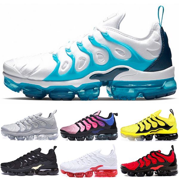 

tn plus running shoes man woman triple white sunset lemon lime red black red tooth aurora green blue fury cool grey hyper violet bumblebee s