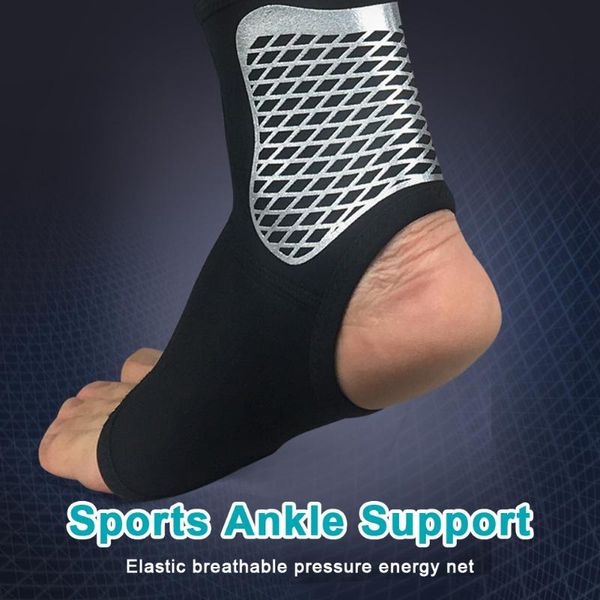 

new ankle support protect brace strap achille tendon brace sprain protect foot bandage outdoor running bike sport fitness band, Blue;black