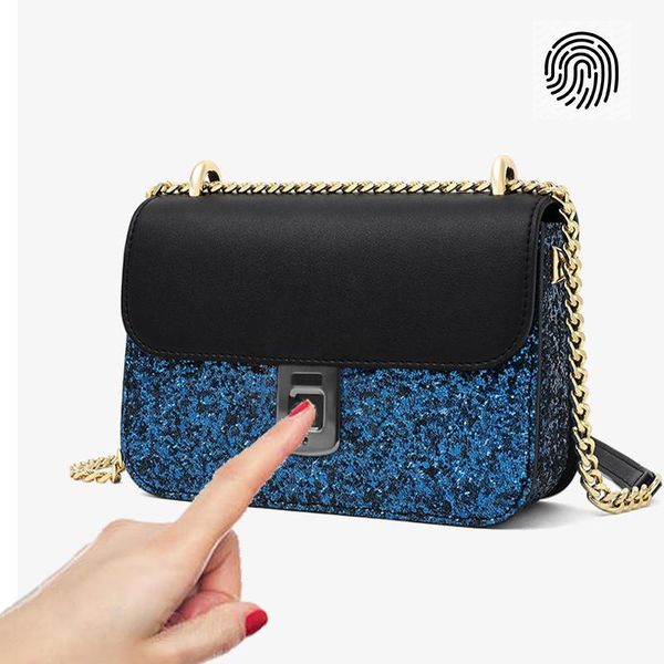 

waist bags girls sequins versatile small square bag smart shoulder messenger