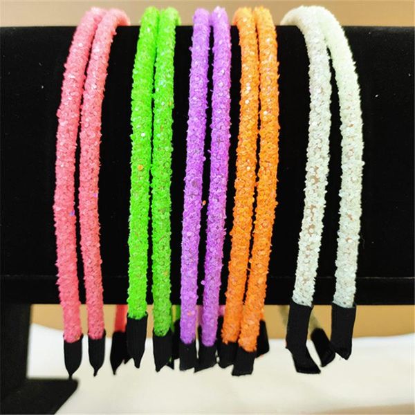 

christmas decorations 10pcs glitter glow in the dark girl headband