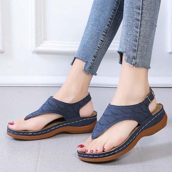 

2021 women shoes new ladies platform gladiator woman sandals wedges sandals women retro fashion party shoes woman drop shipping, Black