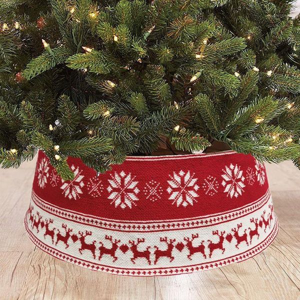 

christmas decorations xmas tree skirt box gift present exquisite tassels decoration holiday festive party decor