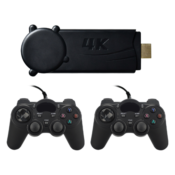 

4k hd usb wireless 32gb 4000 cps ps1 mini retro game tv stick double controller children's gift