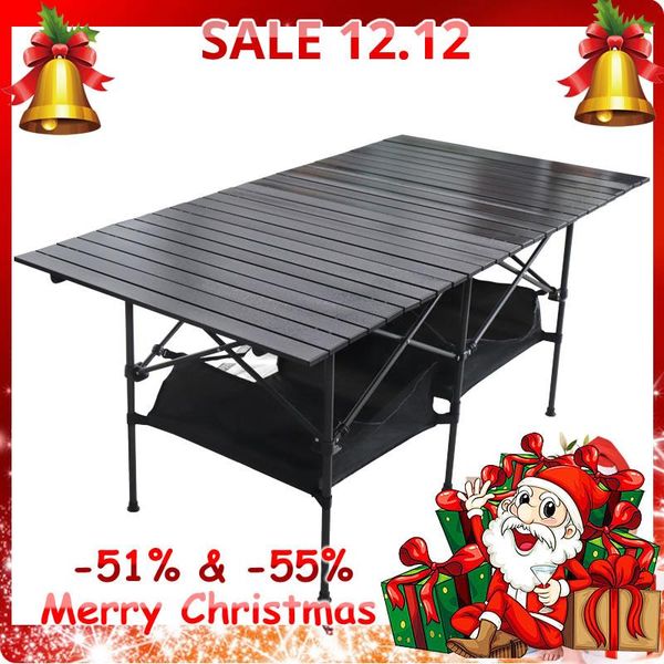 

dinner-desk folding camping-table picnic aluminum-alloy outdoor ultralight for family