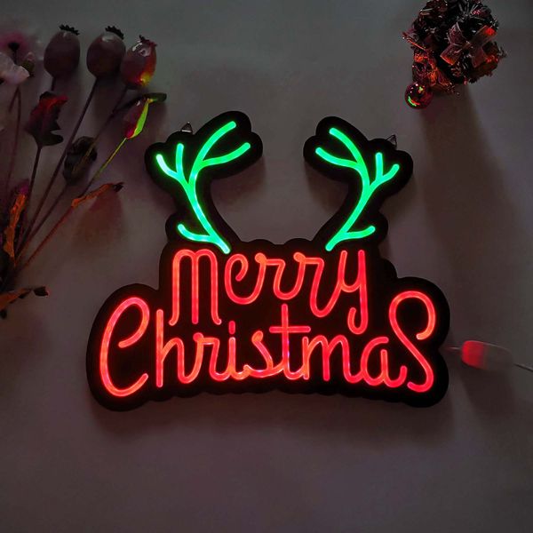 

merry christmas,party neon lights, suitable for wall decoration, bedroom, living room,festives, event, supplies