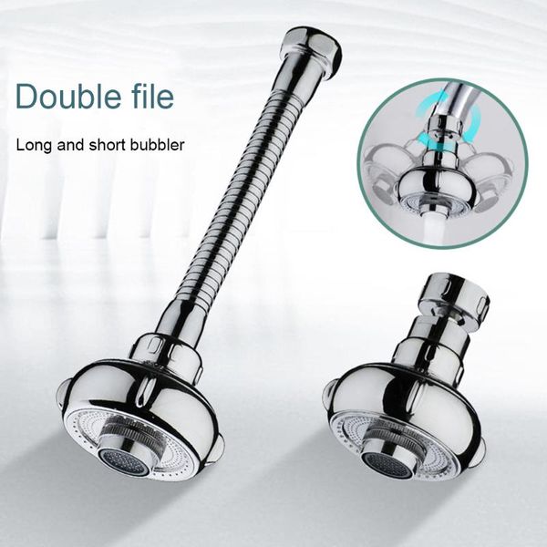 

360 kitchen faucet nozzle aerator water diffuser bubbler zinc alloy shell water saving filter shower head nozzle tap connector
