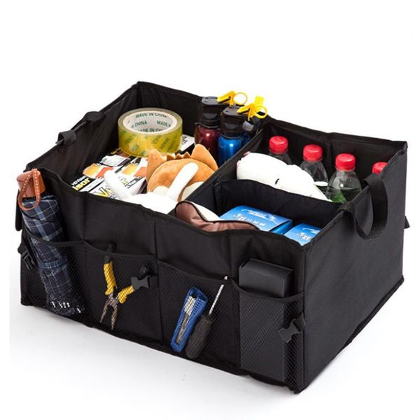 

car organizer black storage and box multi-function folding bag trunk gm organizer,