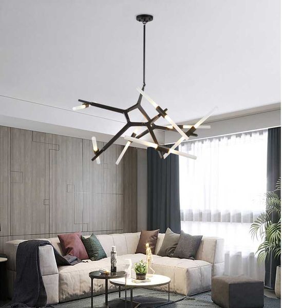 

pendant lamps modern design, led chandelier, restaurant villa tree chandelier