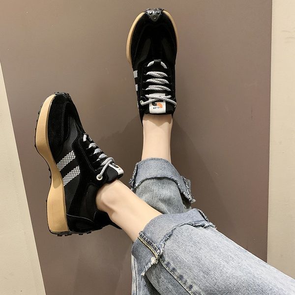 

2021 spring new products ladies casual shoes lightweight breathable shoes solid color fashion shoes outdoor wear-resistant