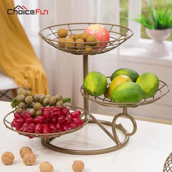 

kitchen storage & organization choice fun 3 tier stainless steel decoration metal fruit plate stand holder party snacks food tray for weddin