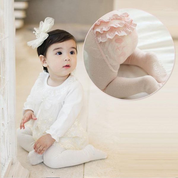 

socks girls sweet lace cotton non-slip pantyhose, Pink;yellow