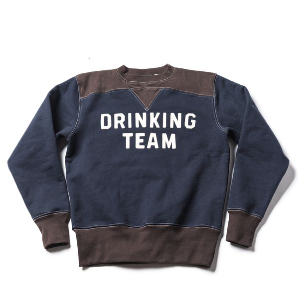 

bronson motorcycle crewneck jumper heavyweight colorblock race jersey dxqr, Black