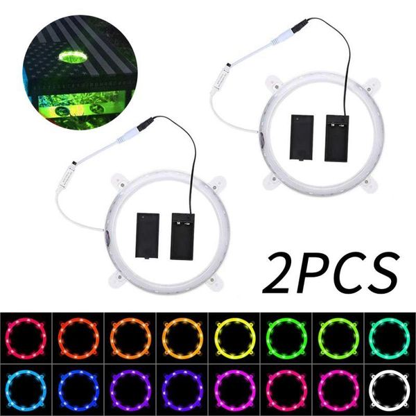 

cornhole board led night light corn hole bean bag toss game light with remote control board ring novelty lights christmas lights