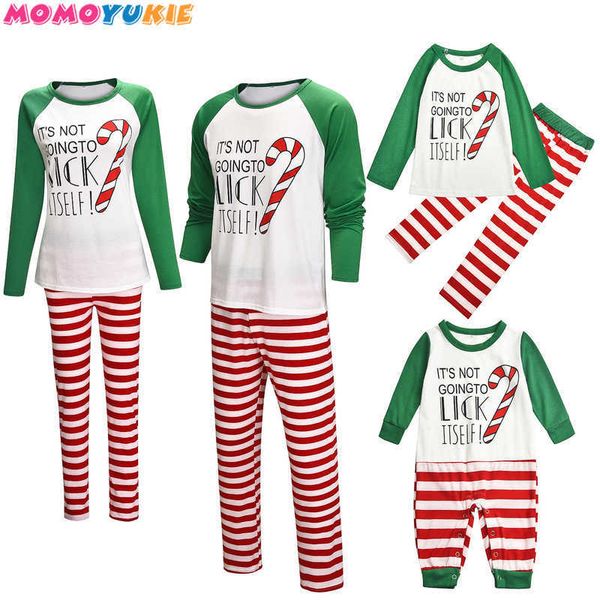 

family matching clothes christmas pajamas long sleeve printing 2 pcs pijamas sets plaid cotton mom&daughter baby clothing 210713, Blue