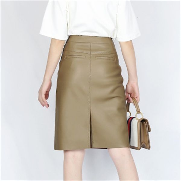 

2021 female spring genuine sheep hide e2 4fe2, Black