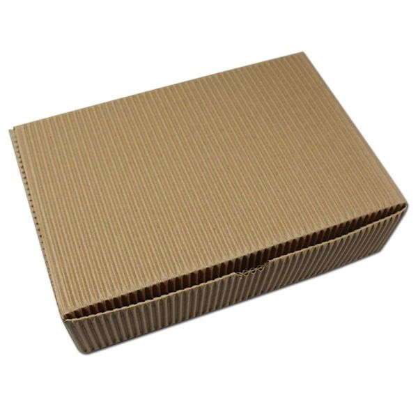 

gift wrap 20pcs/lot kraft paper box diy corrugated retail cardboard storage boxes for party cookie bakery food packing