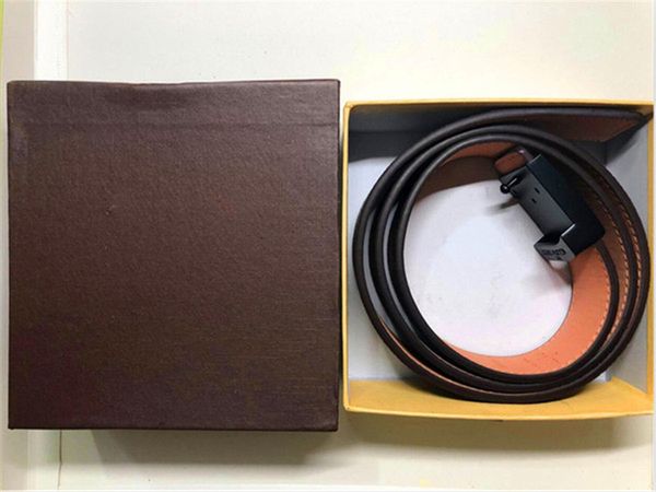 

fashion big buckle genuine leather belt with box designer belts men women new mens belts aa4 compare with similar items, Black;brown