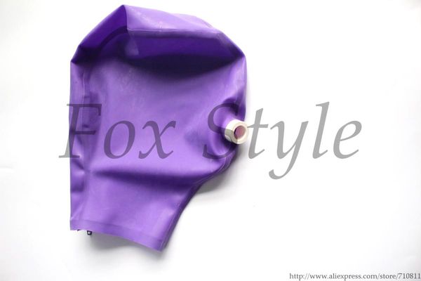 

party masks latex fetish mask with back zip cap for fashion special