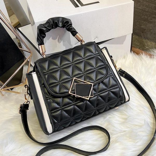 

evening bags 2021 fashion handbags for women triangular grain single shoulder bag designer pu