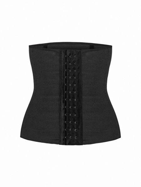 

plus steel bonded waist trainer t5px#, Black;white