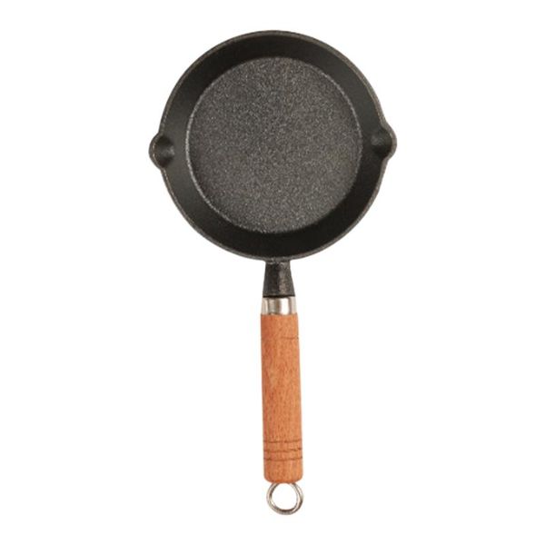 

pans gas cooking professional camping for eggs mini home kitchen with handle cast iron frying pan accessories non-stick portable