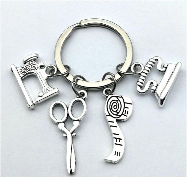 

new fashion jewelry sewing machine keychain, seamstress keychain, quilters keychain handmade new jllwfd