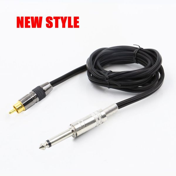 

crazy tattoo supply 6 feet rca silicone clip cord black rubber silicone tattoo clip cord for tattoo machine ing