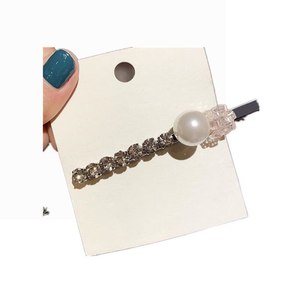 

005 new hair clip crystal duck bill women girls accessories beautiful comb pin, Black;brown